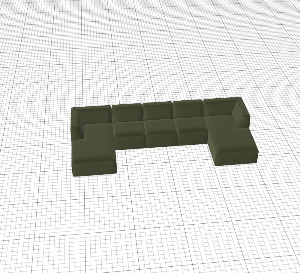 Modulair Sofa Hugg - Jouw gewenste configuratie M_DCMAPZ