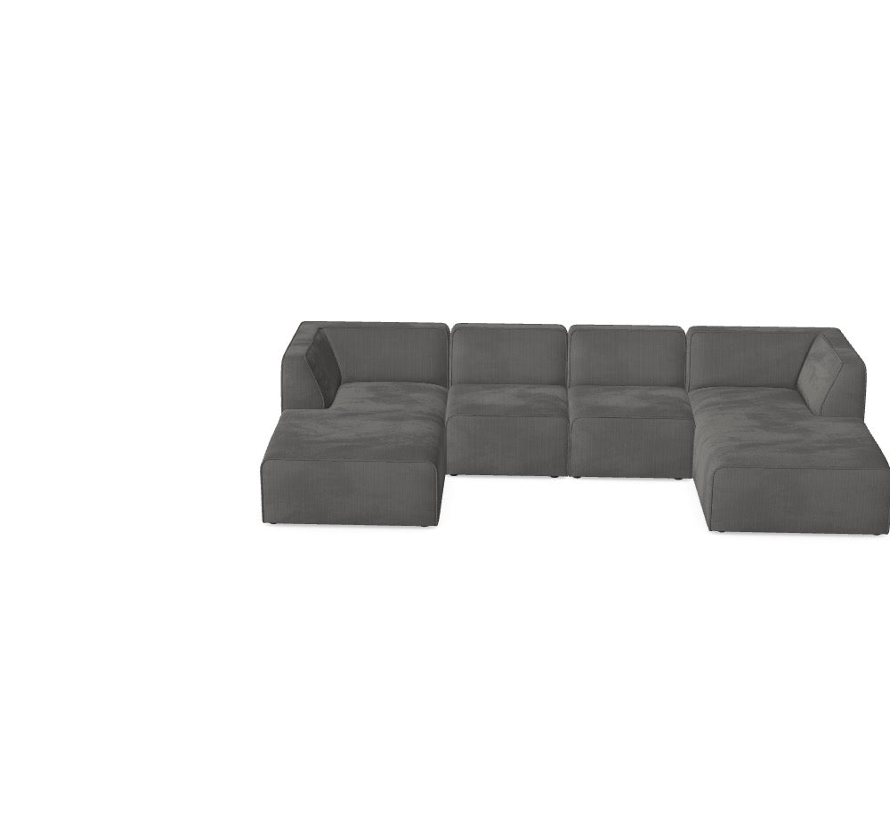 Modulaire bank Hugg - Uw gewenste configuratie M_FDTRSQB