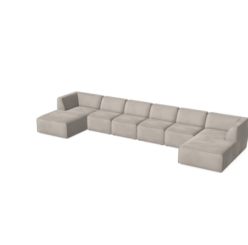 Modulaire bank Hugg - Jouw gewenste configuratie M_QLBTLE