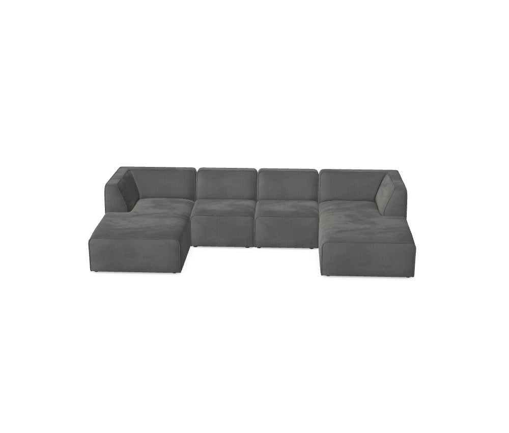 Modulaire bank Hugg - Jouw gewenste configuratie M_XVQPRW