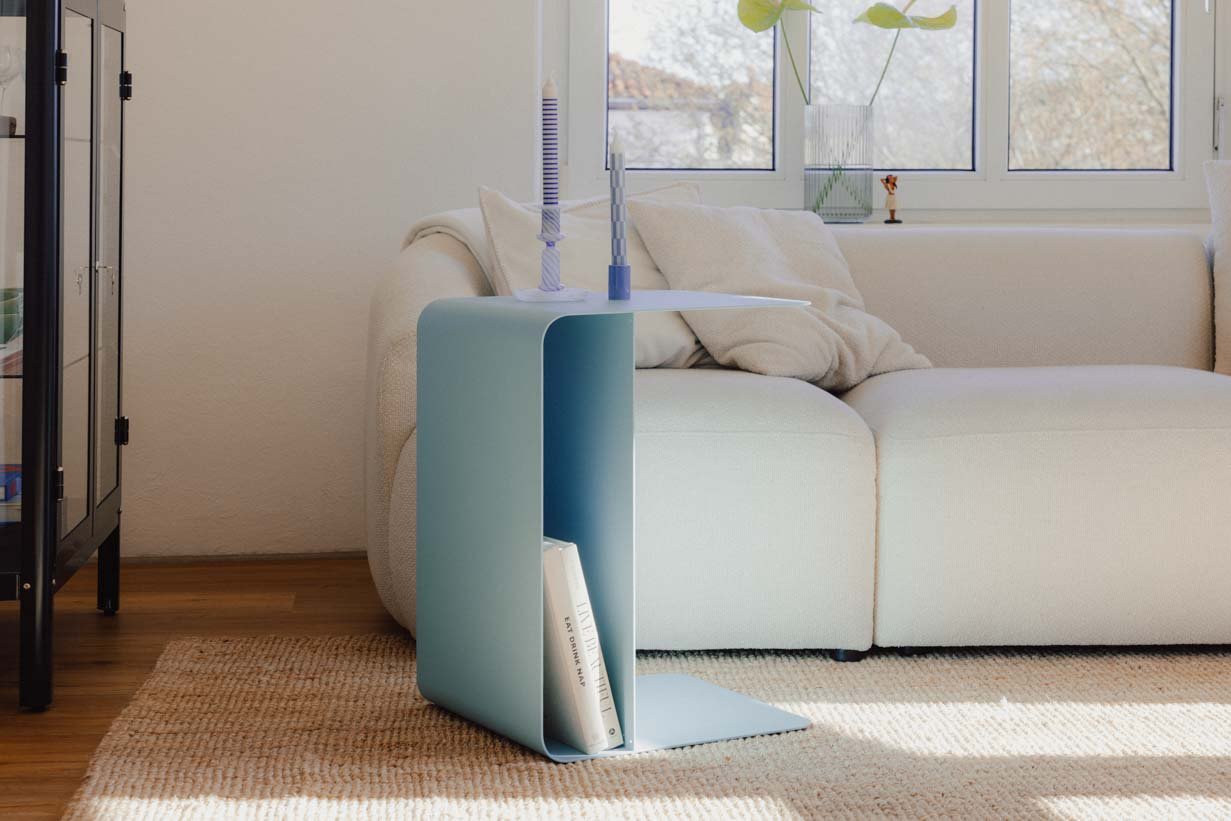 Salontafel/bijzettafel Cosmo – gepoedercoat Metaal in modern design