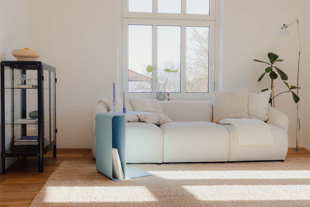 Salontafel/bijzettafel Cosmo – gepoedercoat Metaal in modern design