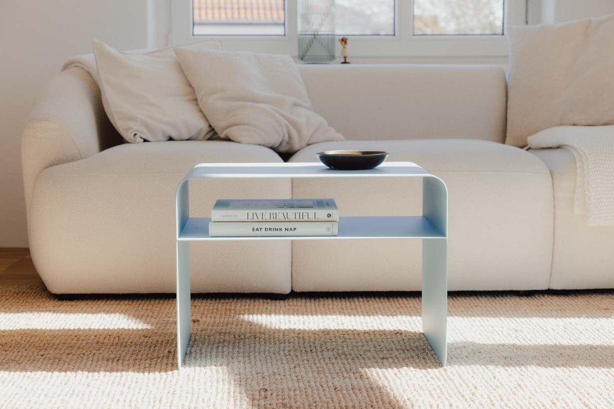 Salontafel/bijzettafel Cosmo – gepoedercoat Metaal in modern design