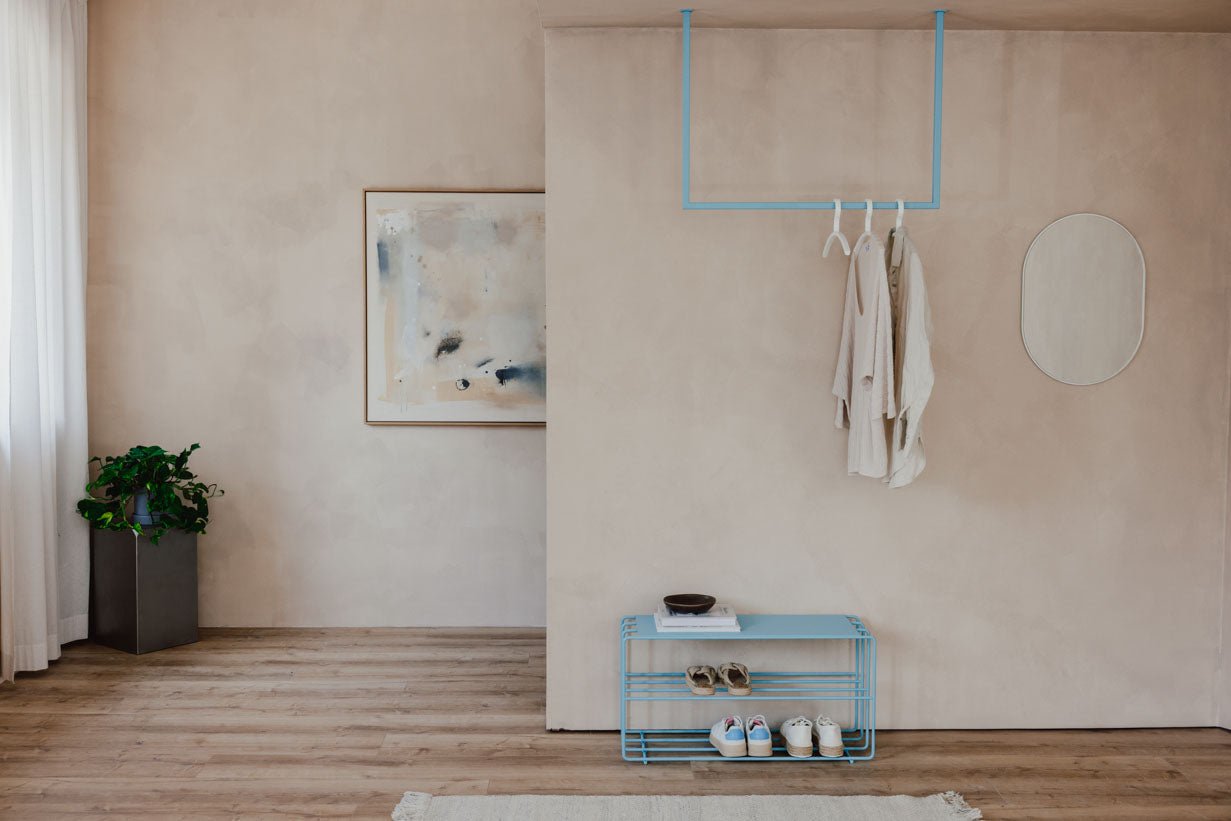 Garderobe/Kledingstang Rubi – Hangend ontwerp van staal