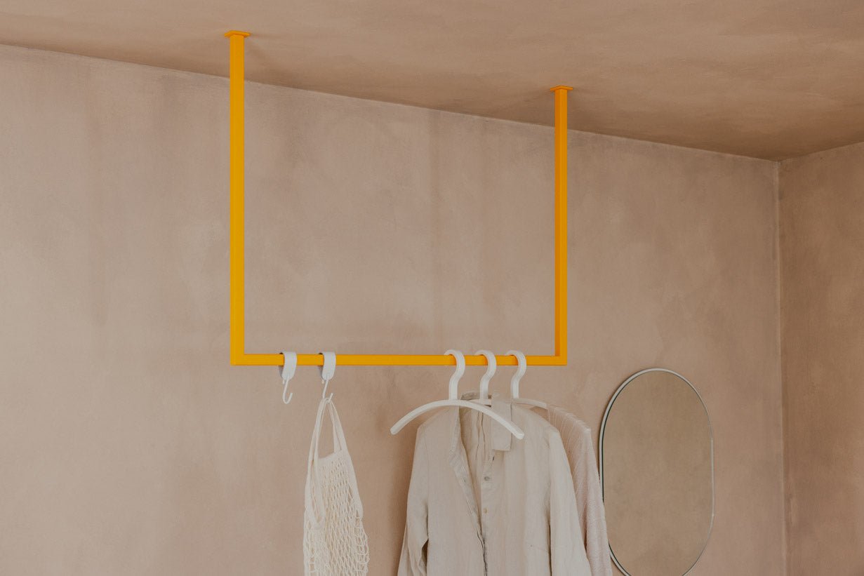 Garderobe/Kledingstang Rubi – Hangend ontwerp van staal