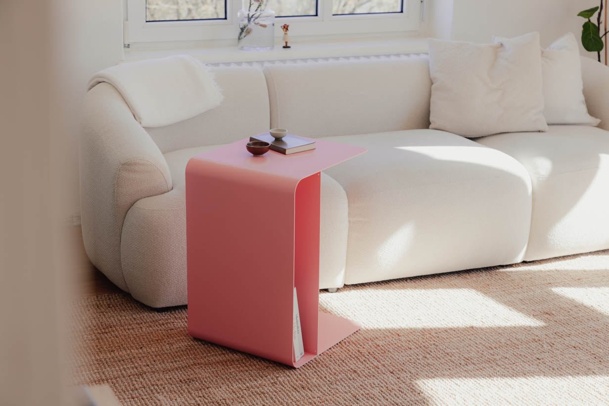 Salontafel/bijzettafel Cosmo – gepoedercoat Metaal in modern design