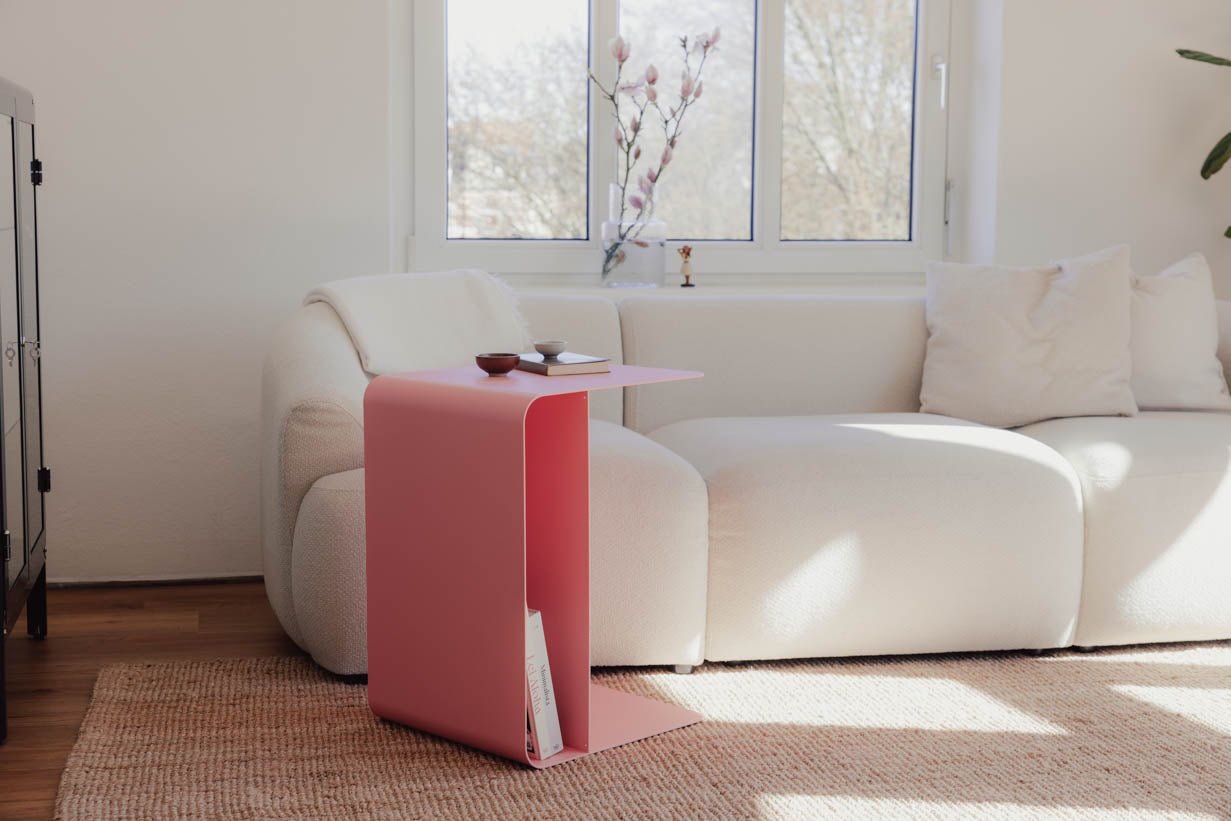 Salontafel/bijzettafel Cosmo – gepoedercoat Metaal in modern design