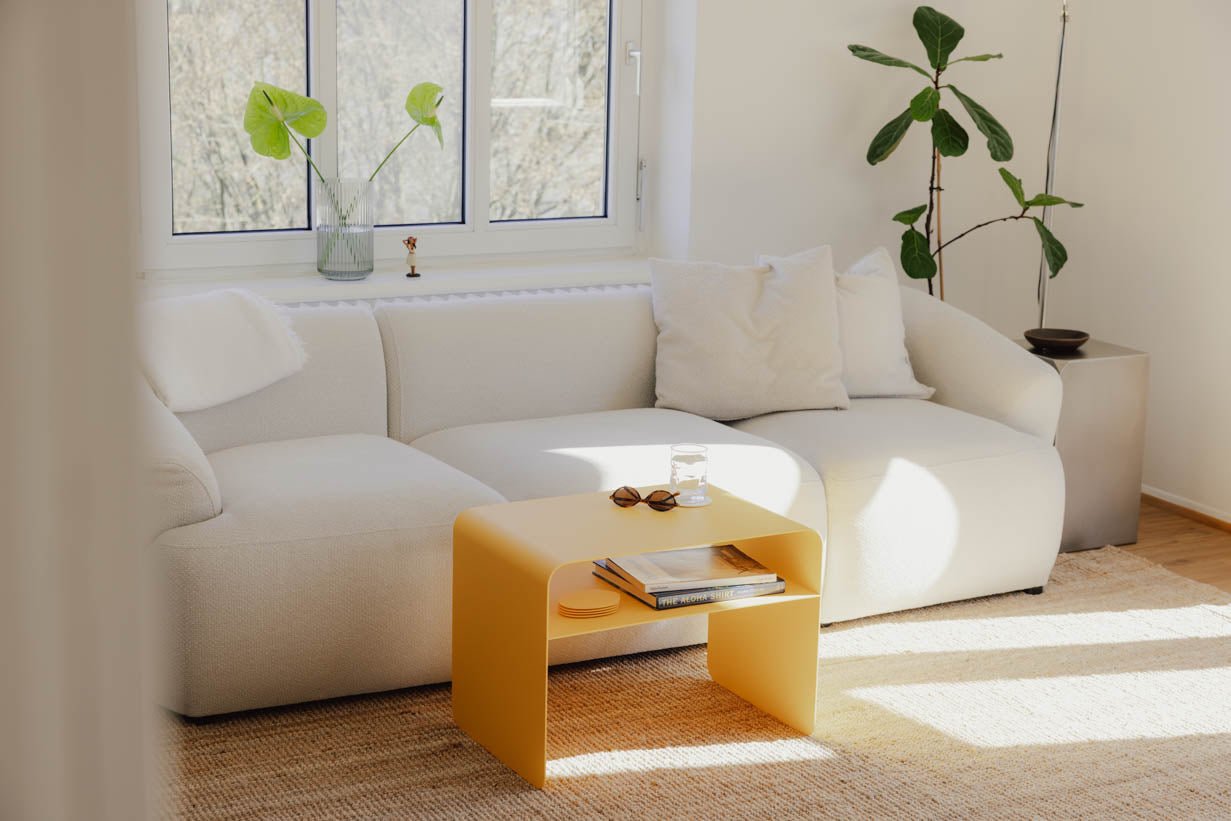 Salontafel/bijzettafel Cosmo – gepoedercoat Metaal in modern design