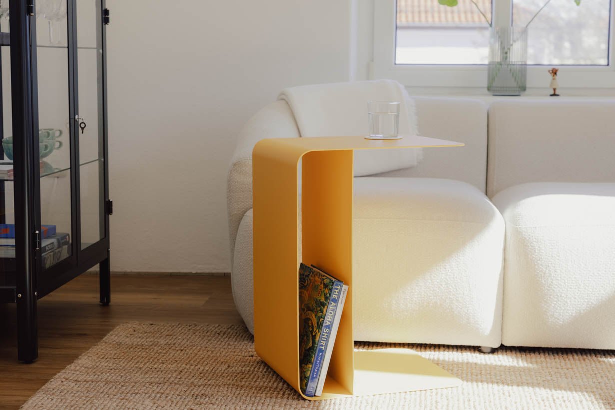 Salontafel/bijzettafel Cosmo – gepoedercoat Metaal in modern design