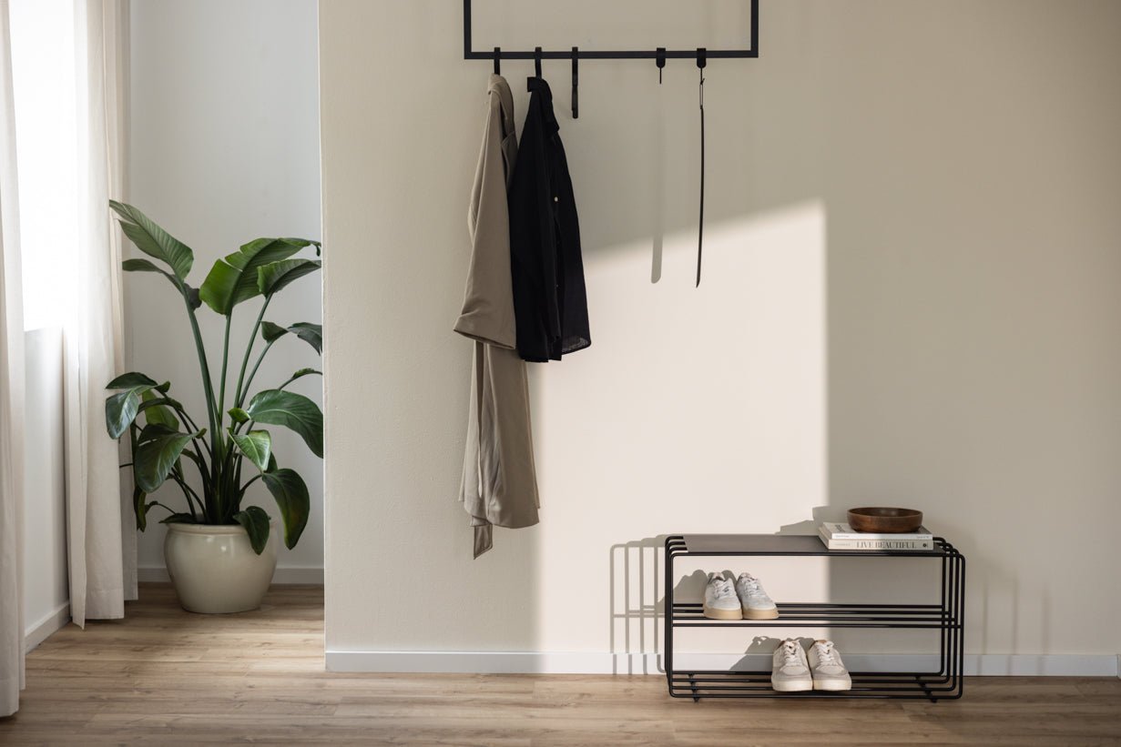 Garderobe/Kledingstang Rubi – Hangend ontwerp van staal
