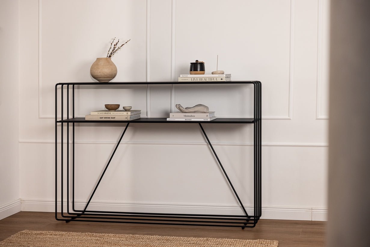 Ladekast Ria – metalen design met twee planken