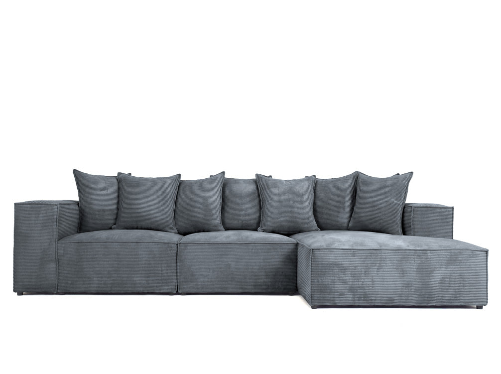 Designbank Largo L in Ribstof