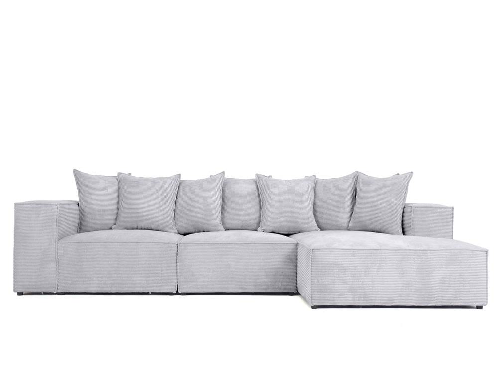 Designbank Largo L in Ribstof