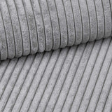 Lazy Spar-Set: 3-Sitzer + Hocker in Cord
