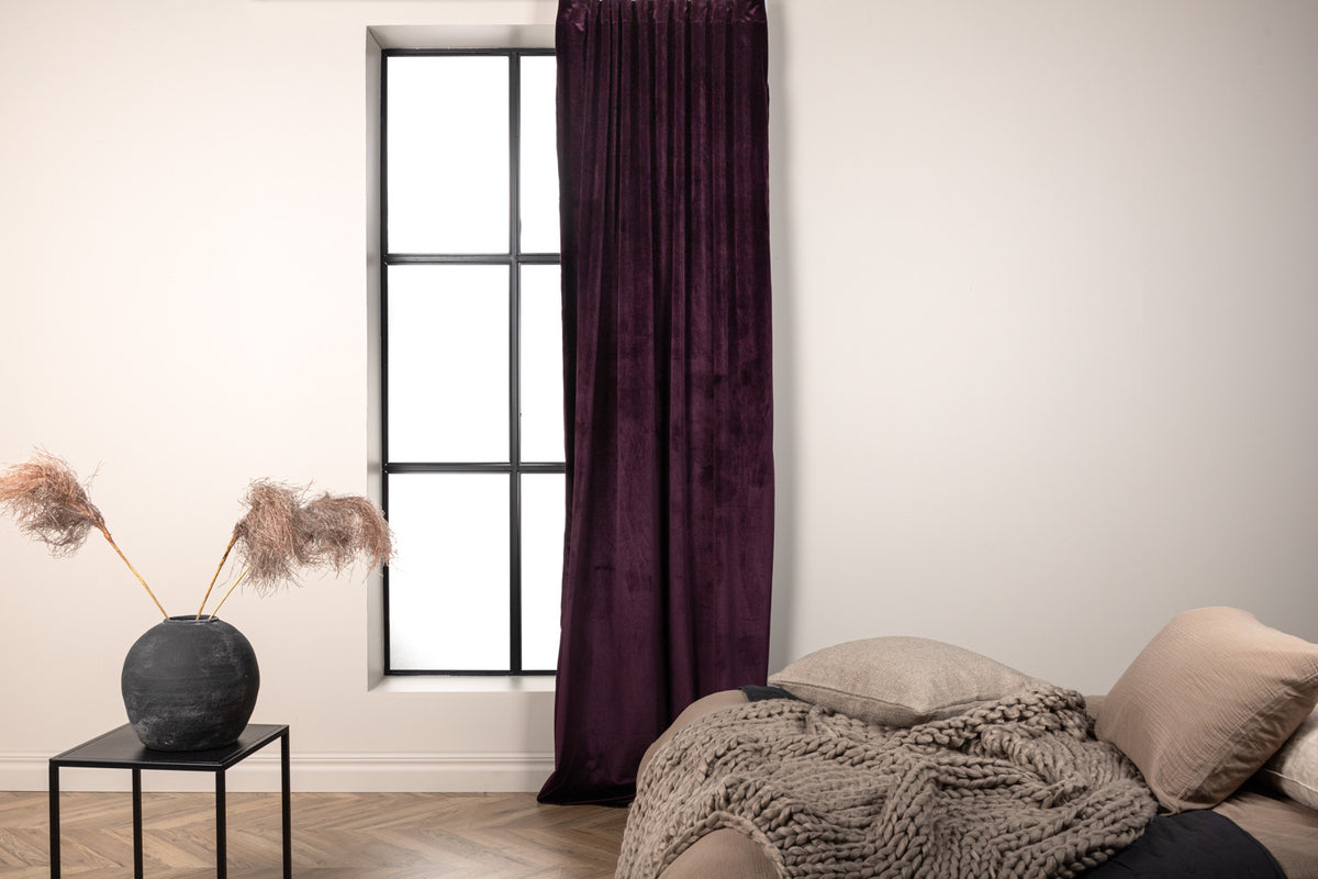 Gordijnenset Anny – fluweeluitstraling in vele kleuren