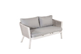 Loungeset Dreamy - aus weißem Aluminium inkl Kissen