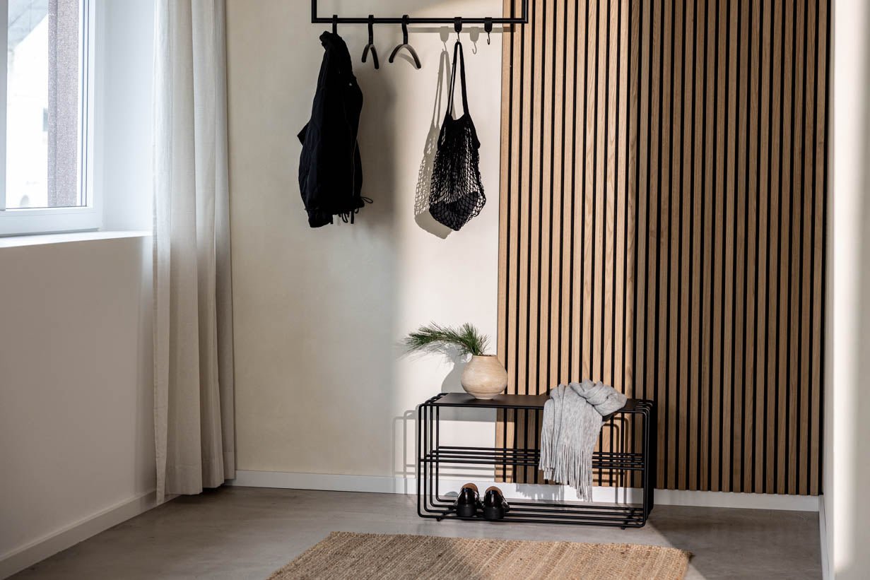 Schoenenrek Neva – metalen rek met loft-uitstraling in vele kleuren