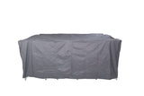 Möbelabdeckung Mistral - 265x90x120 cm aus grauem Polyester