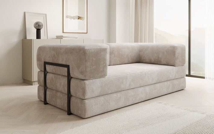 Designer Sofa Lazy 3-zits in Corduroy