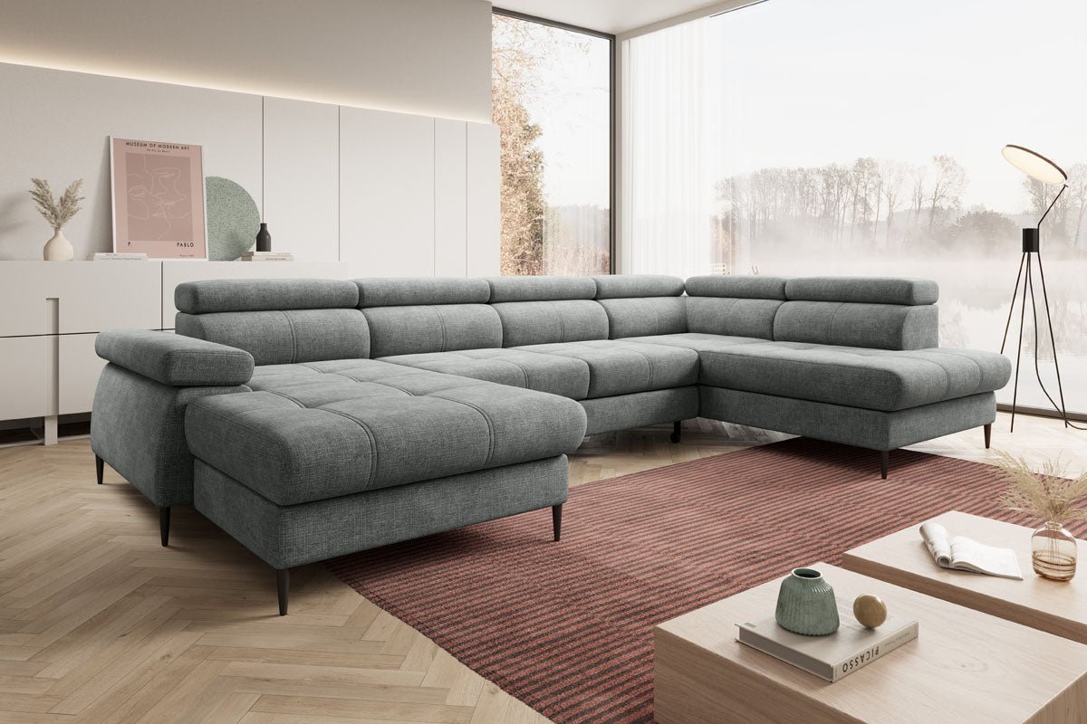 Designer Sofa Cordoba III met slaap- en klapfunctie