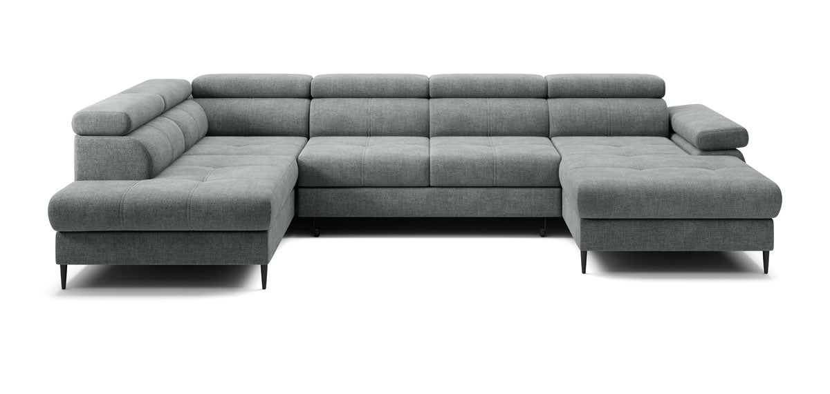 Designer Sofa Cordoba III met slaap- en klapfunctie