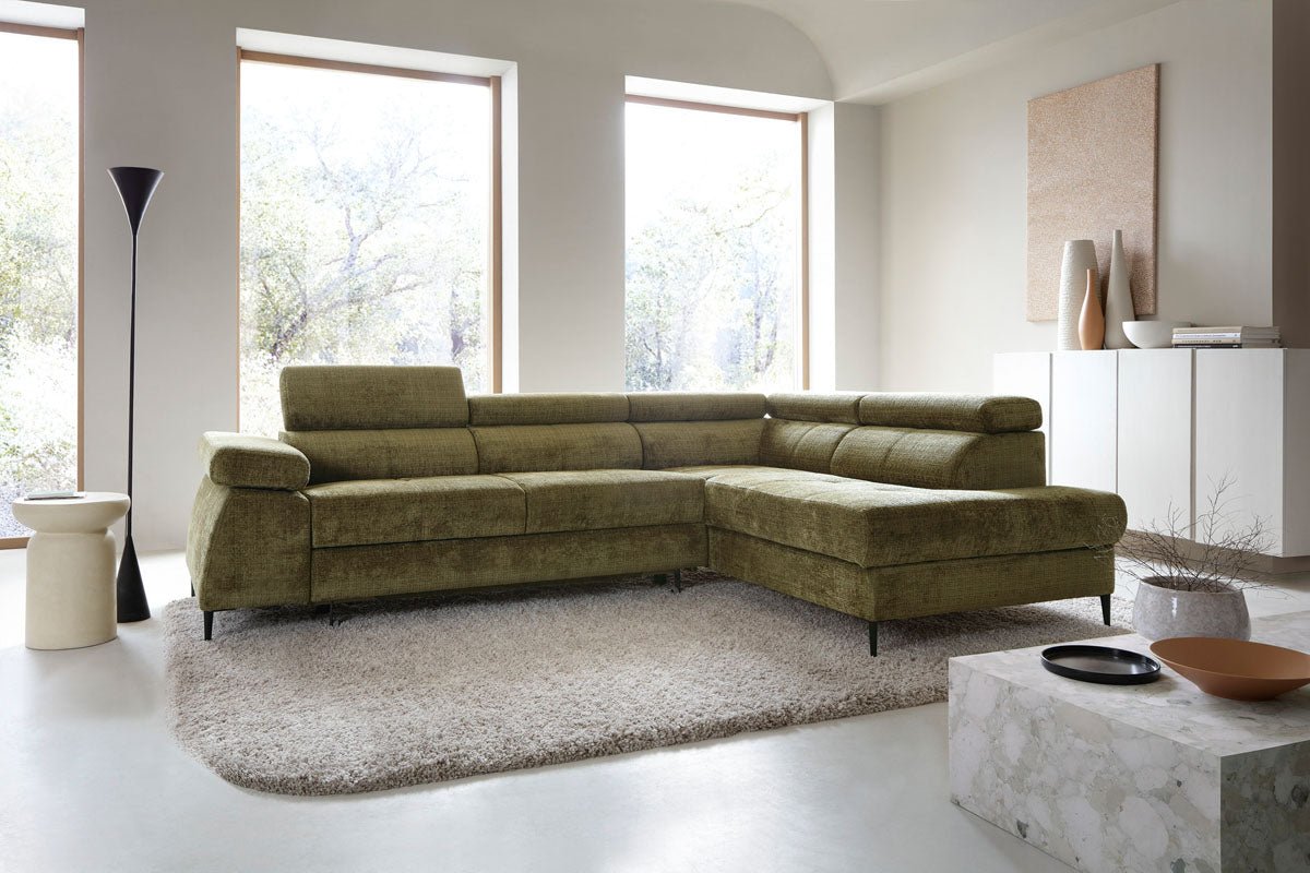 Designer Sofa Cordoba II met slaap- en klapfunctie