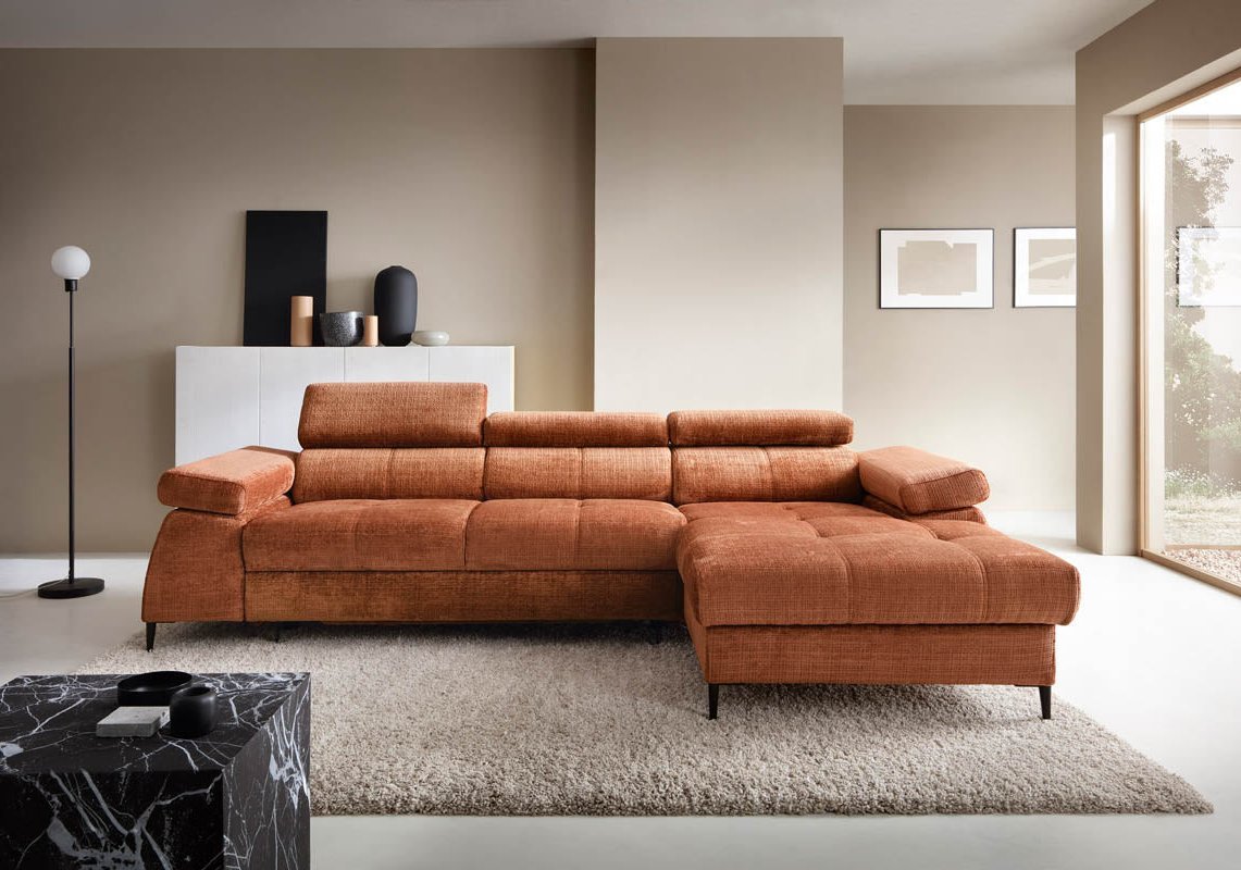 Designer Sofa Cordoba I met slaap- en klapfunctie