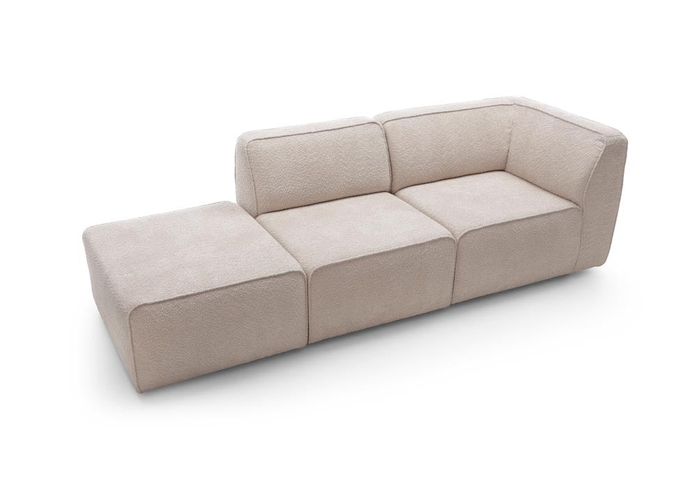 Designer Sofa Modena 3 Sitzer in Bouclé