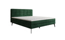 Boxspringbed Vera in Ribstof met hoge poten