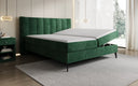 Boxspringbed Ines in Ribstof met opbergruimte