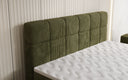 Boxspringbed Vera in Ribstof met hoge poten