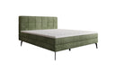 Boxspringbed Vera in Ribstof met hoge poten