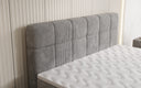 Boxspringbed Vera in Ribstof met hoge poten