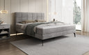 Boxspringbed Vera in Ribstof met hoge poten