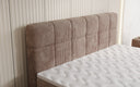 Boxspringbed Vera in Ribstof met hoge poten