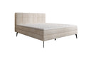 Boxspringbed Vera in Ribstof met hoge poten