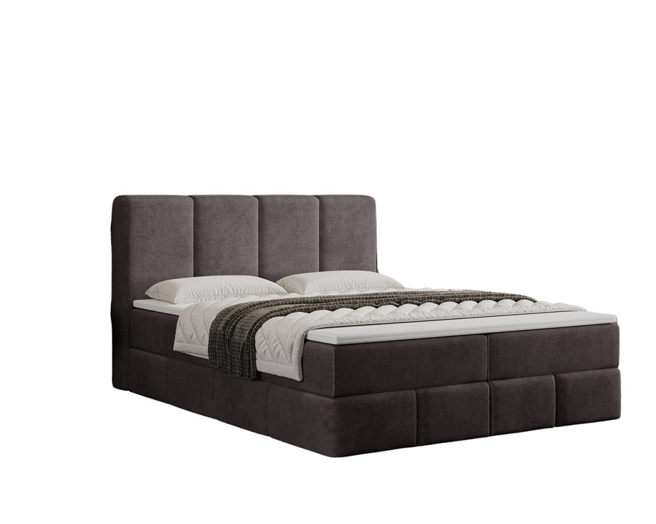 Boxspringbed Venetië Fluweel met opbergruimte