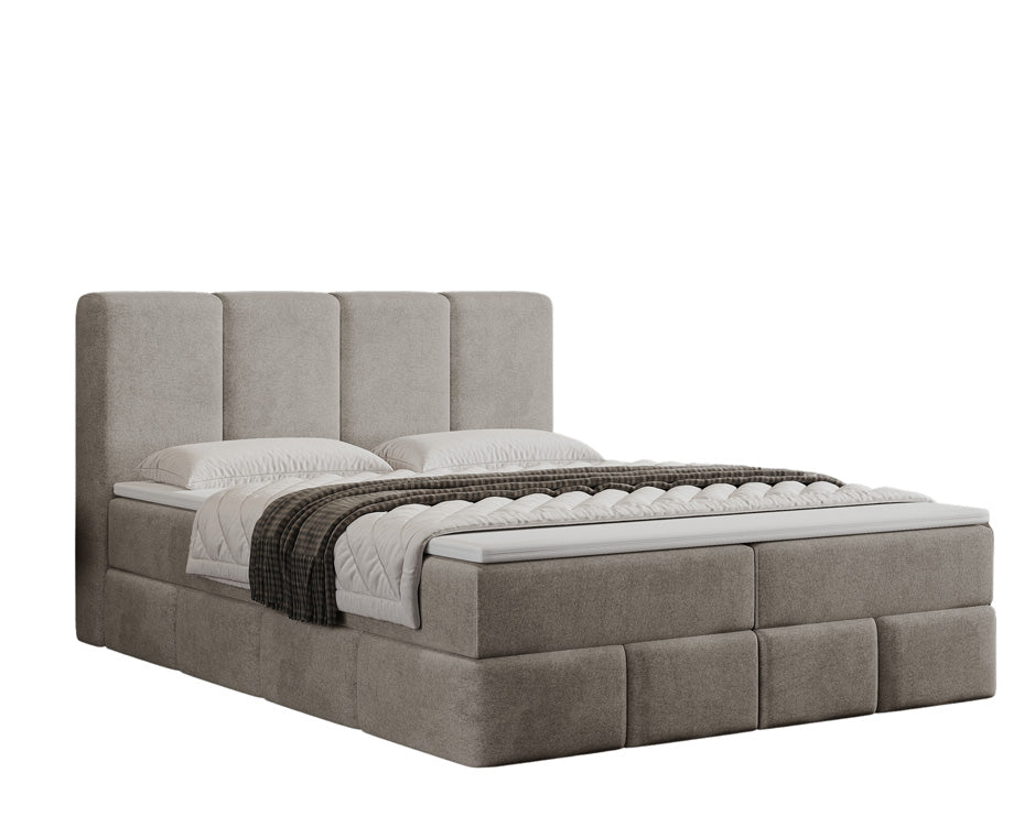 Boxspringbed Venetië Fluweel met opbergruimte