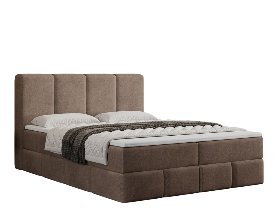 Boxspringbed Venetië Fluweel met opbergruimte