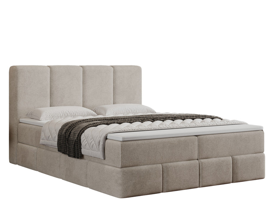 Boxspringbed Venetië Fluweel met opbergruimte