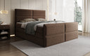 Boxspringbed Viola in structuurstof met opbergruimte