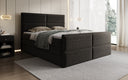 Boxspringbed Viola in structuurstof met opbergruimte