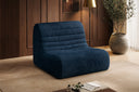 Designfauteuil Remo in Ribstof