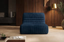Designfauteuil Remo in Ribstof