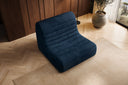 Designfauteuil Remo in Ribstof
