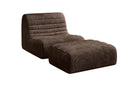 Designfauteuil Remo in Ribstof