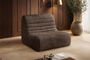 Designfauteuil Remo in Ribstof