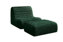 Designfauteuil Remo in Ribstof
