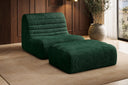 Designfauteuil Remo in Ribstof