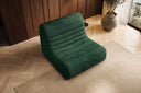 Designfauteuil Remo in Ribstof
